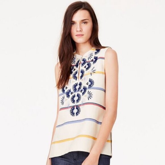 TORY BURCH Avery Sleeveless Tunic - Picture 9 of 10